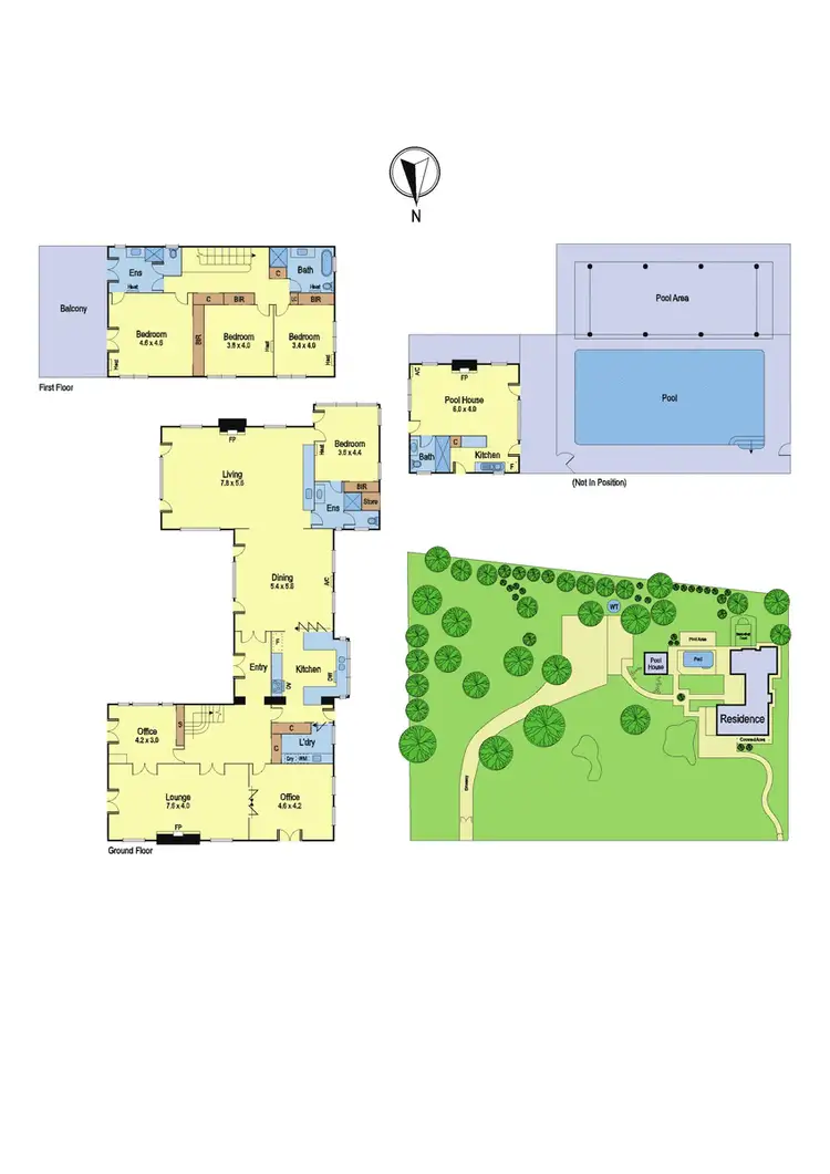 Floorplan of Homely house listing, 53-55 Rosehill Road, Lower Plenty VIC 3093