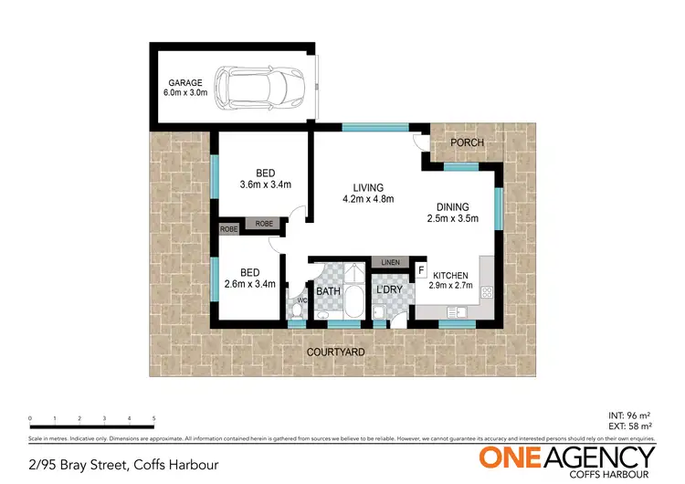 Floorplan of Homely villa listing, 2/95 Bray Street, Coffs Harbour NSW 2450