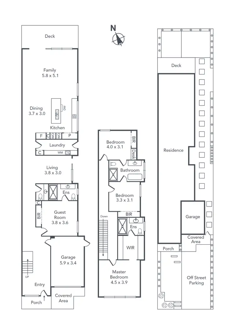 Floorplan of Homely townhouse listing, 29b Luckins Road, Bentleigh VIC 3204