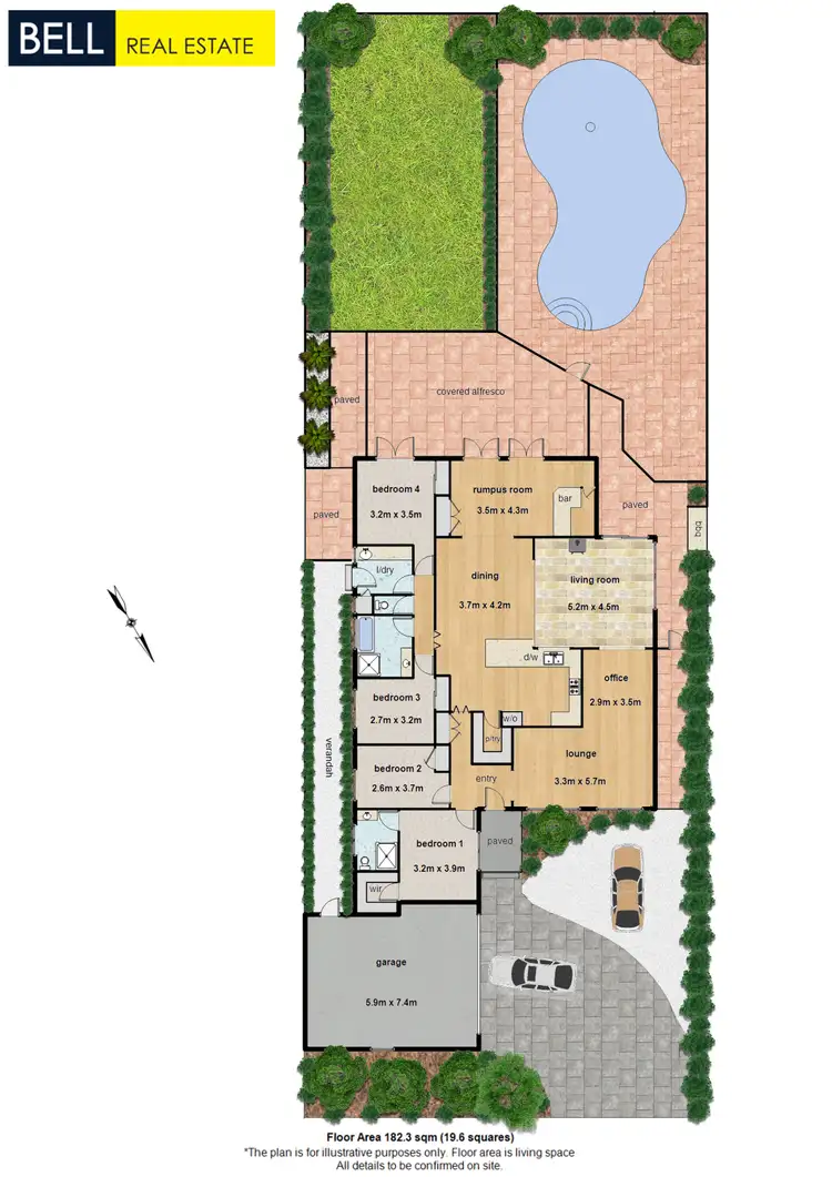 Floorplan of Homely house listing, 125 Wallace Road, Wantirna South VIC 3152