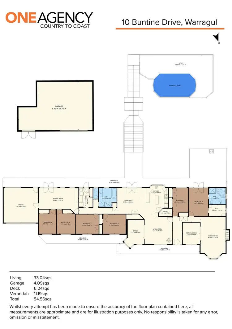 Floorplan of Homely house listing, 10 Buntine Drive, Warragul VIC 3820
