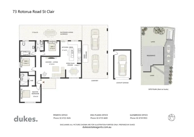 Floorplan of Homely house listing, 73 Rotorua Road, St Clair NSW 2759