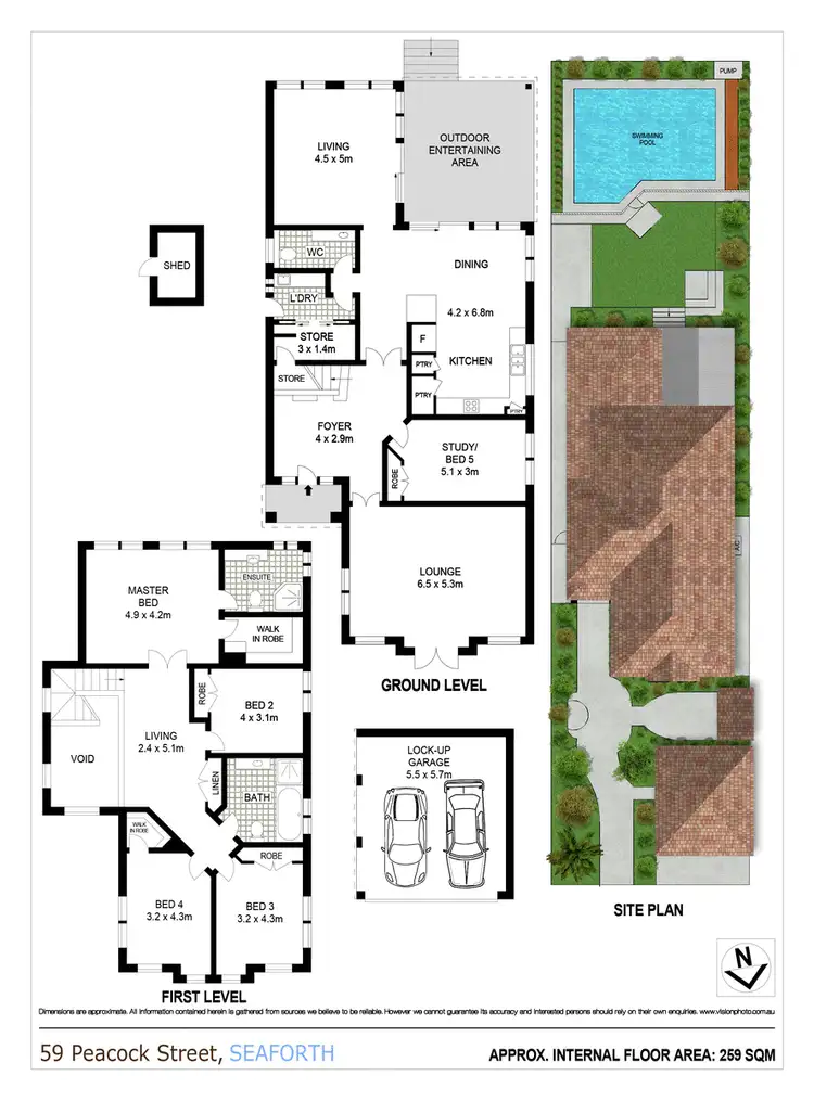 Floorplan of Homely house listing, 59 Peacock Street, Seaforth NSW 2092