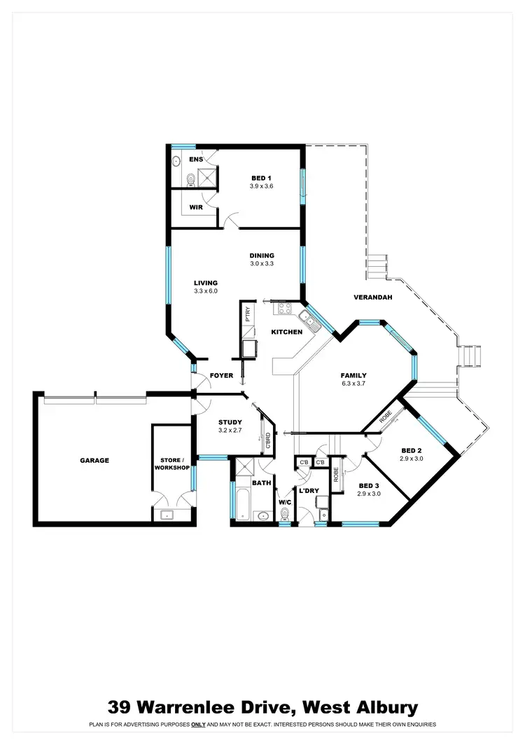 Floorplan of Homely house listing, 39 Warrenlee Drive, West Albury NSW 2640
