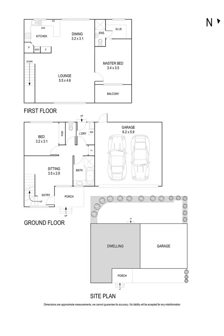 Floorplan of Homely townhouse listing, 3/9 Glendale Avenue, Templestowe VIC 3106