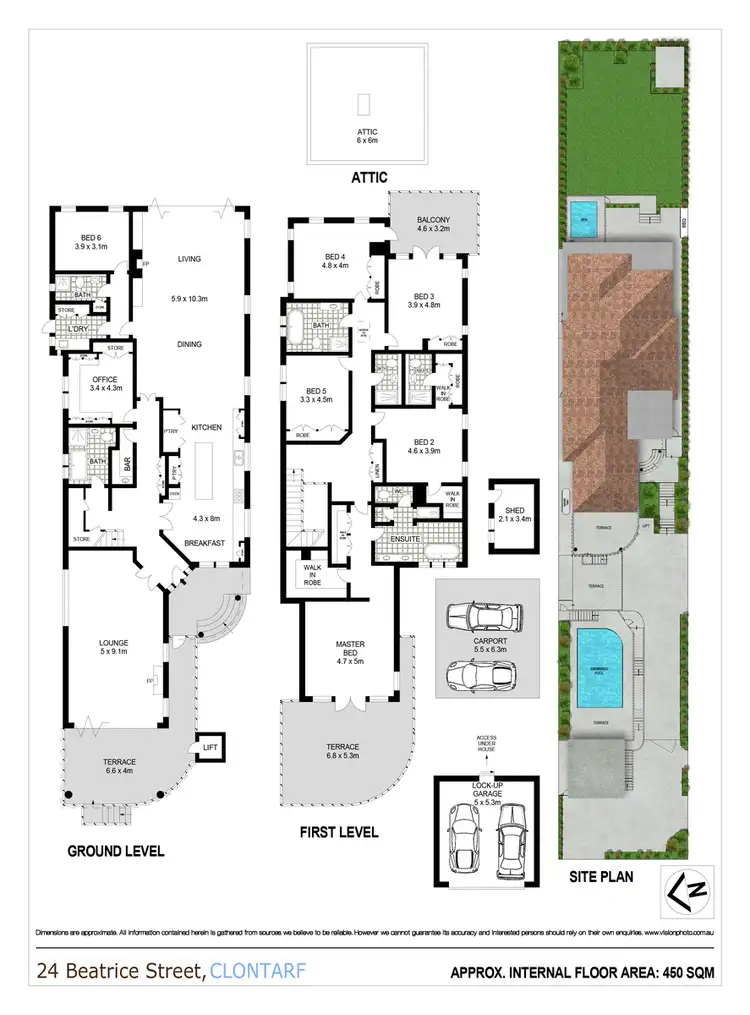 Floorplan of Homely house listing, 24 Beatrice Street, Clontarf NSW 2093