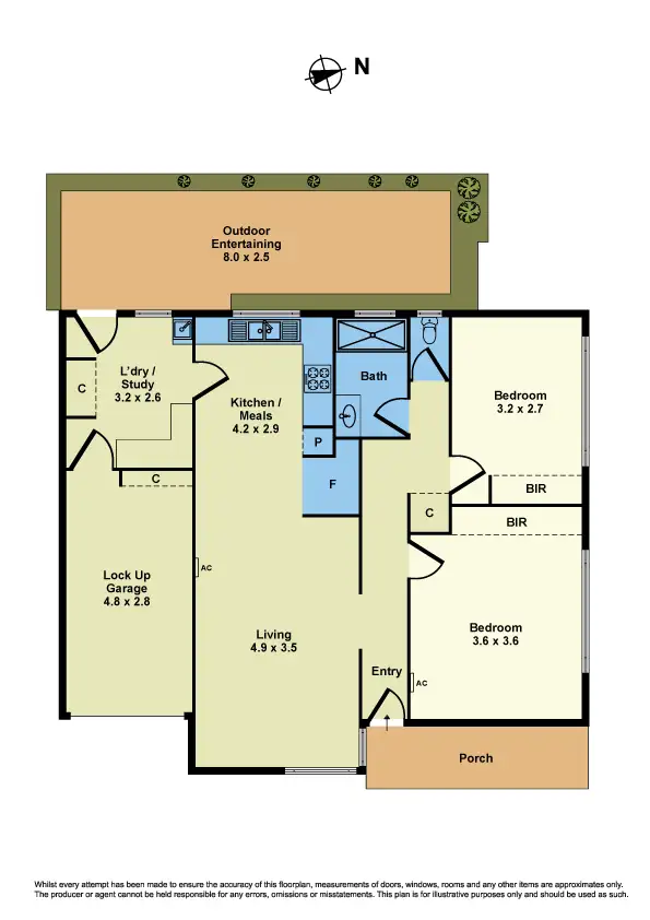Floorplan of Homely unit listing, 13/7-9 Park Crescent, Williamstown North VIC 3016