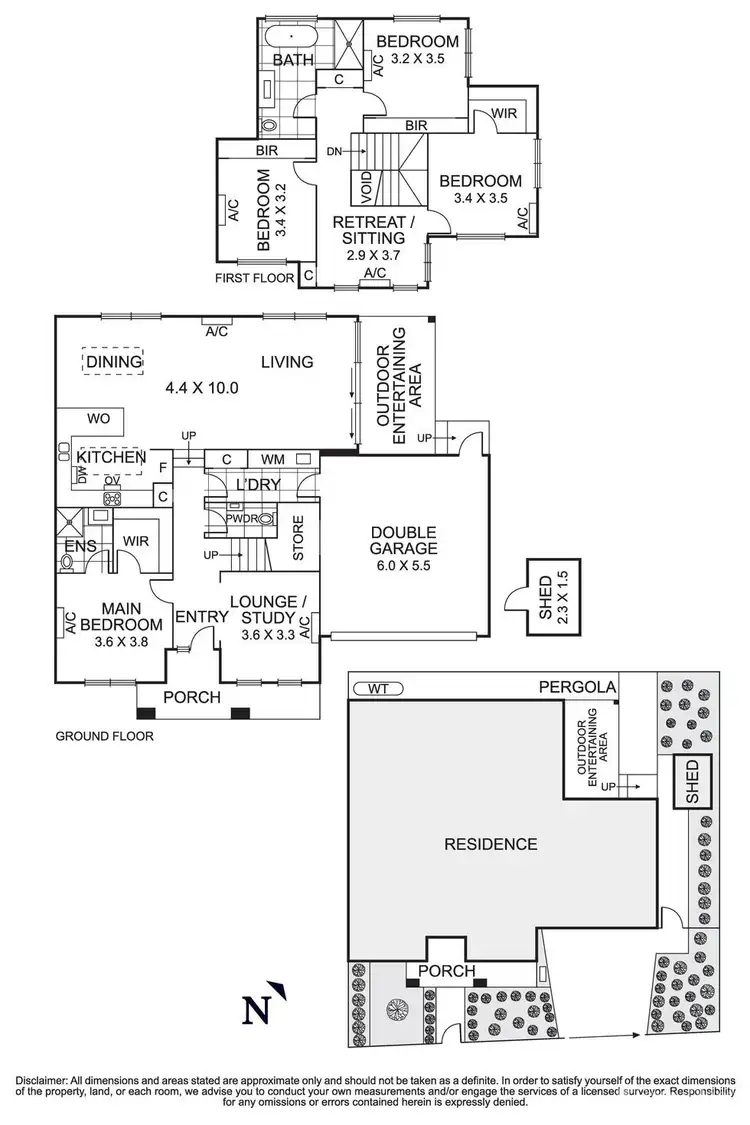 Floorplan of Homely townhouse listing, 19B Martha Street, Donvale VIC 3111