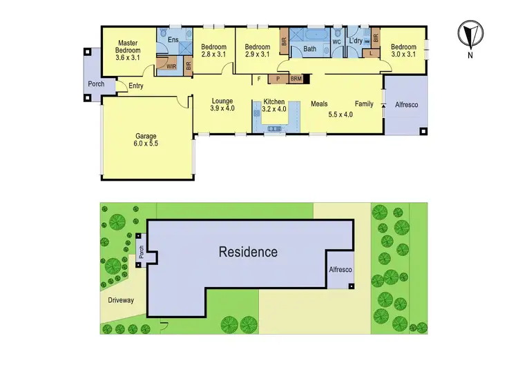 Floorplan of Homely house listing, 9 Foothills Street, Doreen VIC 3754