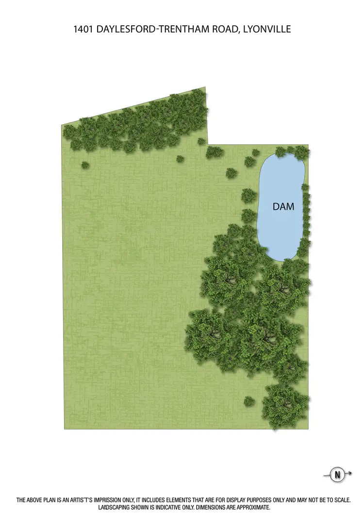 Floorplan of Homely land listing, LOT LOT 46, Part of 1401 Daylesford-Trentham Road, Lyonville VIC 3461