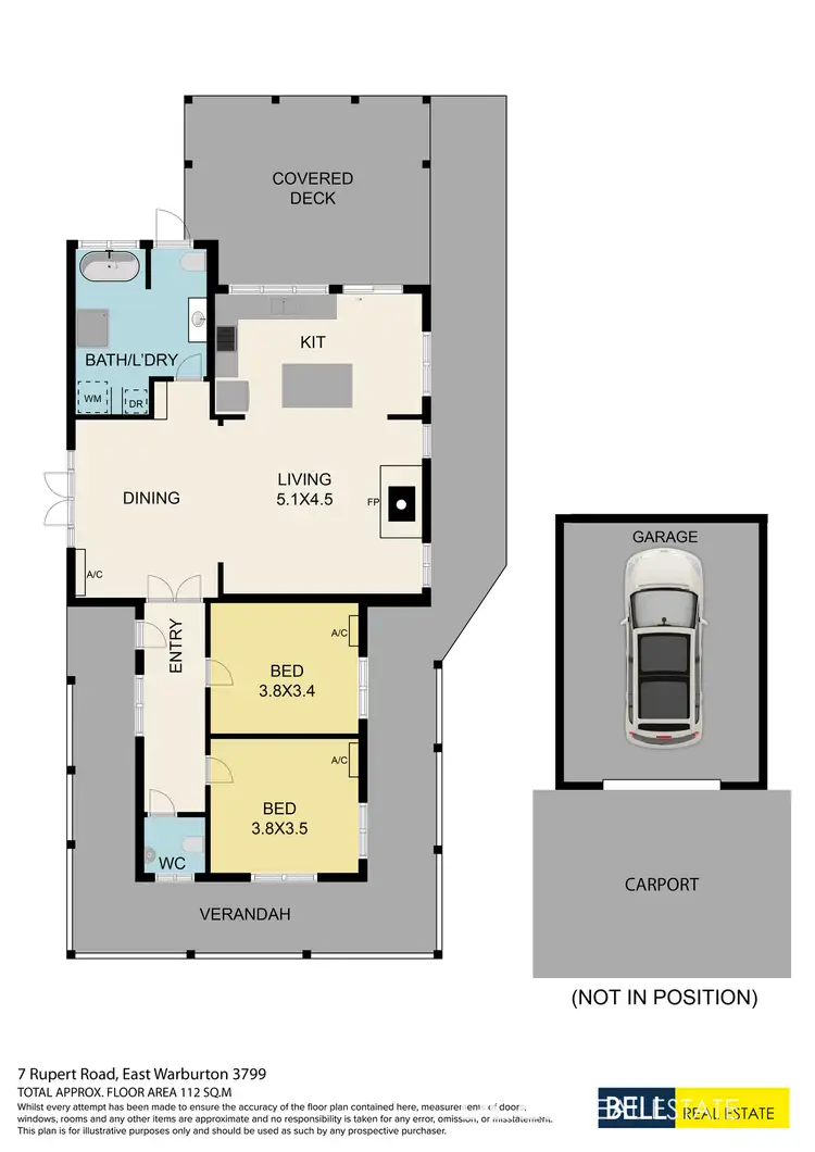 Floorplan of Homely house listing, 7 Rupert Road, East Warburton VIC 3799