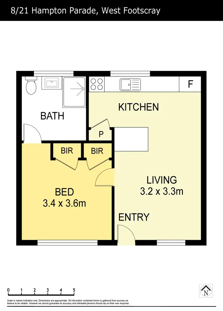 Floorplan of Homely flat listing, 8/21 Hampton Parade, West Footscray VIC 3012