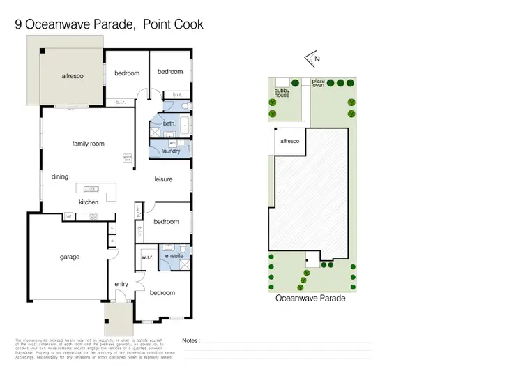 Floorplan of Homely house listing, 9 Oceanwave Parade, Point Cook VIC 3030