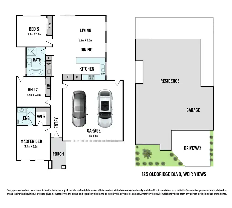 Floorplan of Homely house listing, 123 Oldbridge Boulevard, Weir Views VIC 3338