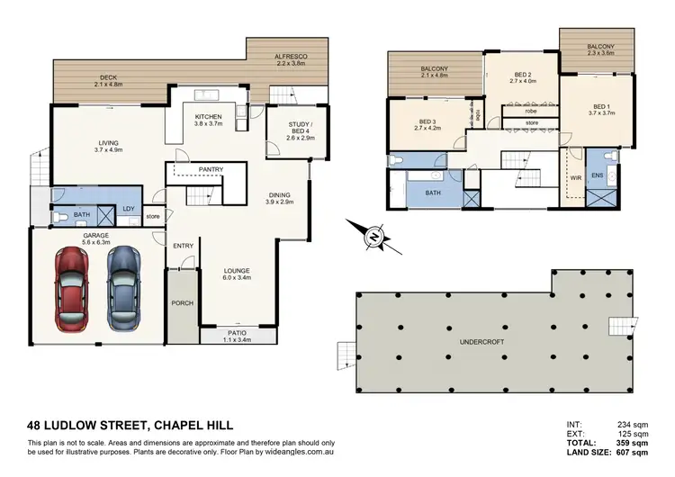Floorplan of Homely house listing, 48 Ludlow Street, Chapel Hill QLD 4069