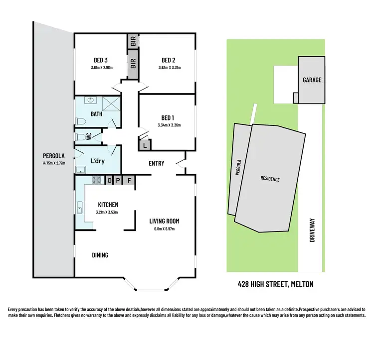 Floorplan of Homely house listing, 428 High Street, Melton VIC 3337
