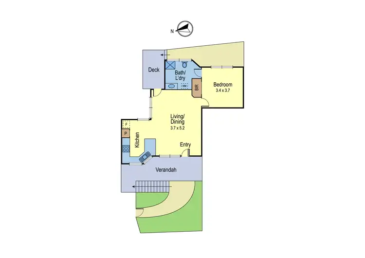 Floorplan of Homely unit listing, 8/816 Heidelberg Kinglake Road, Hurstbridge VIC 3099