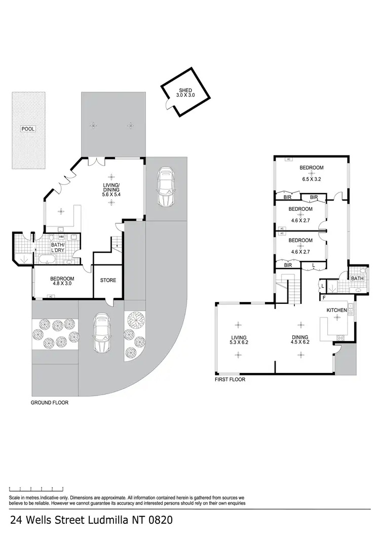 Floorplan of Homely house listing, 24 Wells Street, Ludmilla NT 820