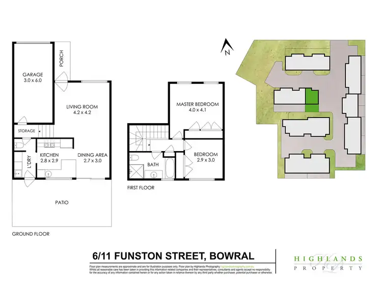 Floorplan of Homely townhouse listing, 6/11 Funston Street, Bowral NSW 2576