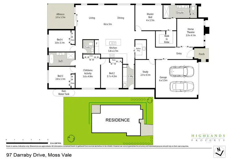 Floorplan of Homely house listing, 97 Darraby Drive, Moss Vale NSW 2577