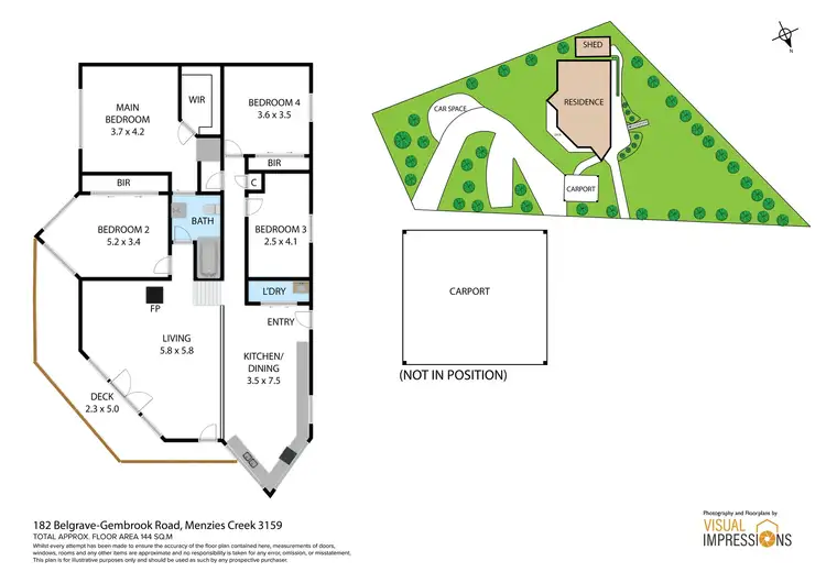 Floorplan of Homely house listing, 182 Belgrave-Gembrook Road, Menzies Creek VIC 3159