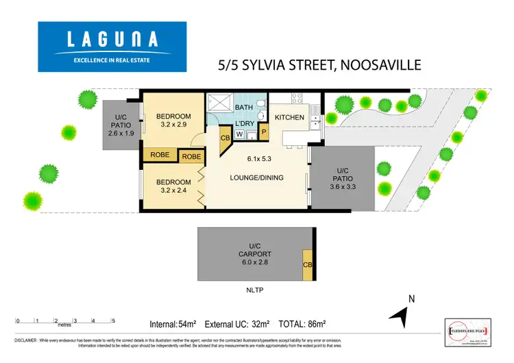 Floorplan of Homely unit listing, 5/5 Sylvia Street, Noosaville QLD 4566