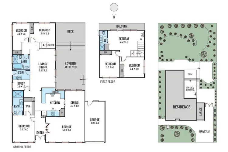 Floorplan of Homely house listing, 42 Meruka Drive, Eltham VIC 3095