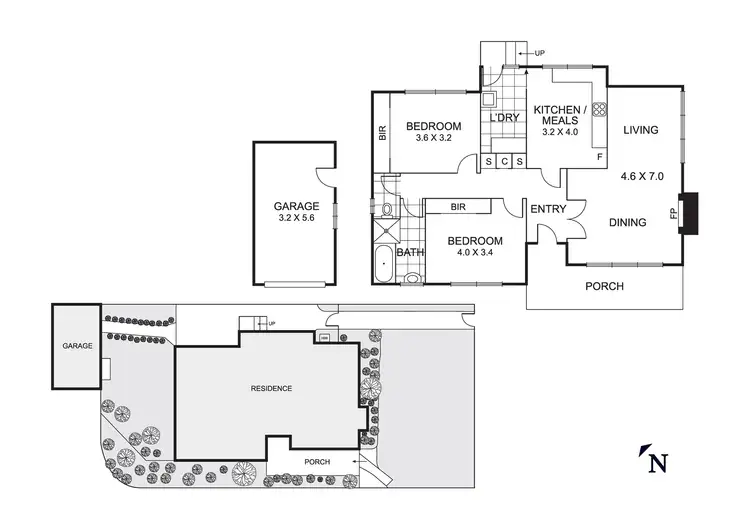 Floorplan of Homely unit listing, 1/23 Eulinga Avenue, Aspendale VIC 3195