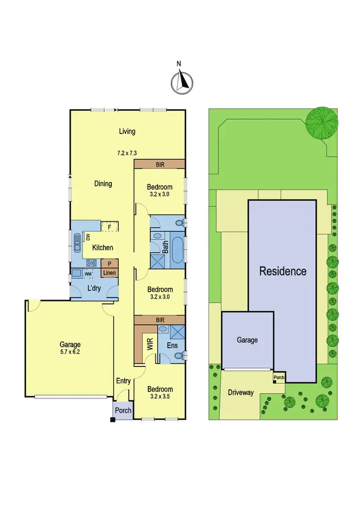 Floorplan of Homely house listing, 4 Kamori Drive, Doreen VIC 3754