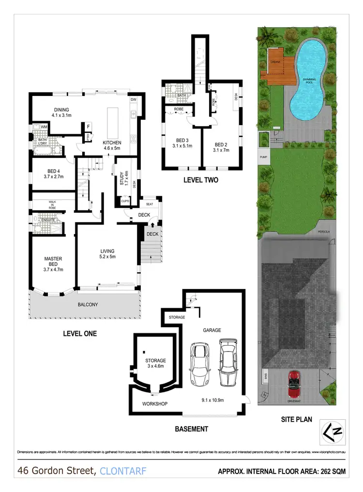 Floorplan of Homely house listing, 46 Gordon Street, Clontarf NSW 2093