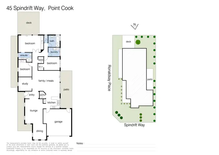 Floorplan of Homely house listing, 45 Spindrift Way, Point Cook VIC 3030