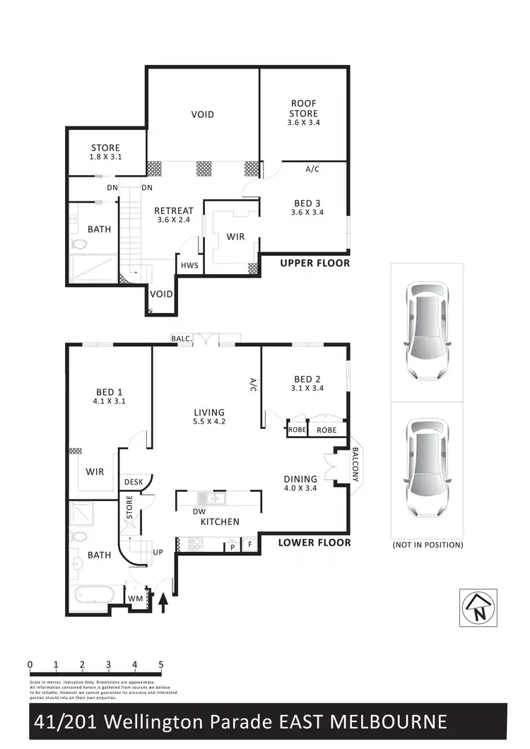 Floorplan of Homely apartment listing, 41/201 Wellington Parade South, East Melbourne VIC 3002