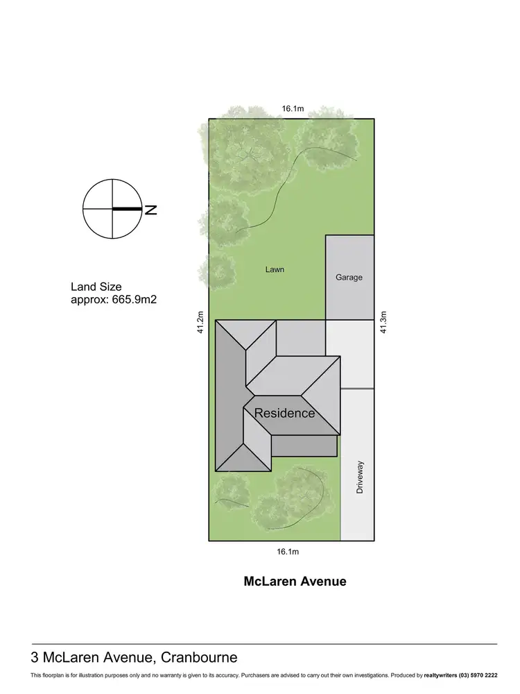Floorplan of Homely house listing, 3 Mclaren Avenue, Cranbourne VIC 3977