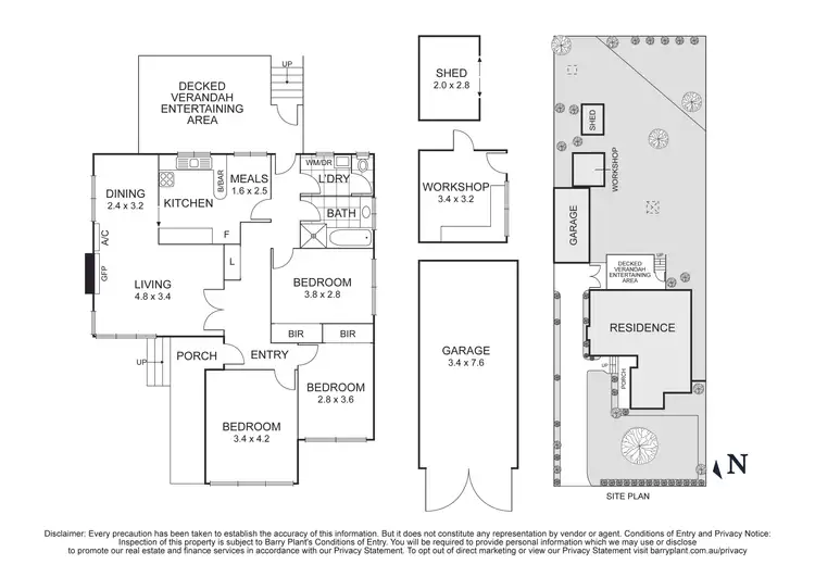 Floorplan of Homely house listing, 80 Blamey Street, Bentleigh East VIC 3165
