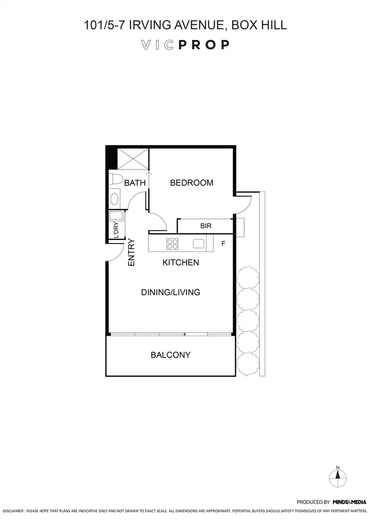 Floorplan of Homely apartment listing, 101/5-7 Irving Avenue, Box Hill VIC 3128