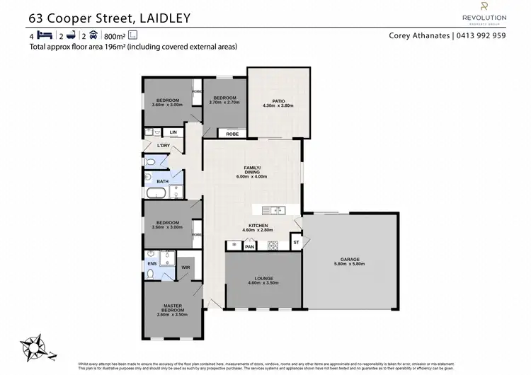 Floorplan of Homely house listing, 63 Cooper Street, Laidley QLD 4341