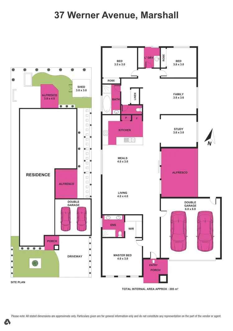 Floorplan of Homely house listing, 37 Werner Avenue, Marshall VIC 3216