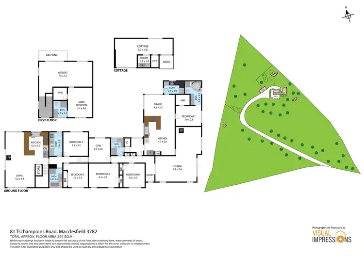 Floorplan of Homely house listing, 81 Tschampions Road, Macclesfield VIC 3782
