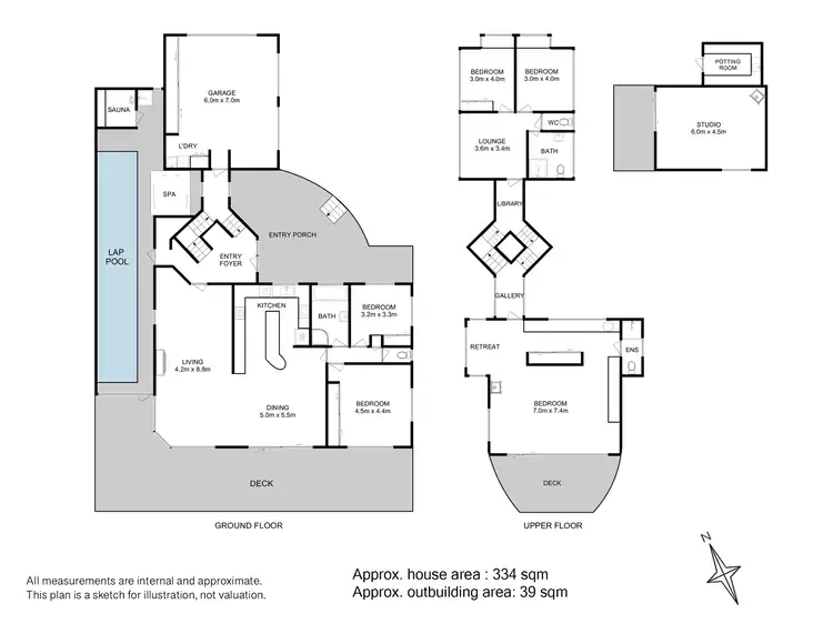 Floorplan of Homely house listing, 203A Carlton Beach Road, Carlton TAS 7173