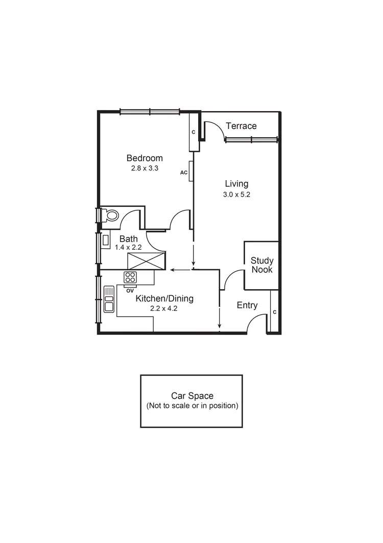 Floorplan of Homely apartment listing, 1/23 Brisbane Street, Murrumbeena VIC 3163
