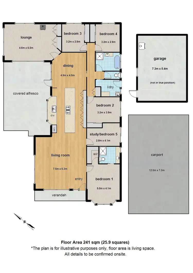 Floorplan of Homely house listing, 60 Macclesfield Road, Monbulk VIC 3793