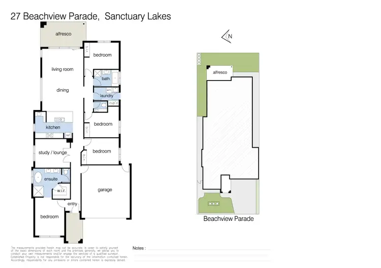 Floorplan of Homely house listing, 27 Beachview Parade, Sanctuary Lakes VIC 3030