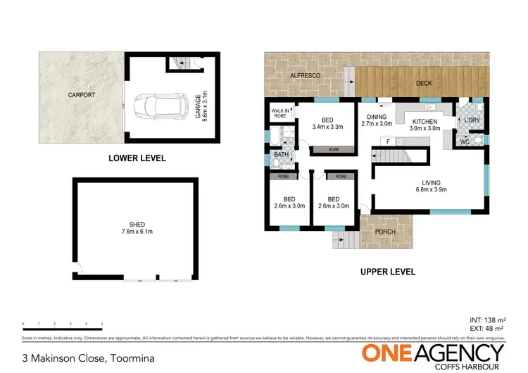 Floorplan of Homely house listing, 3 Makinson Close, Toormina NSW 2452