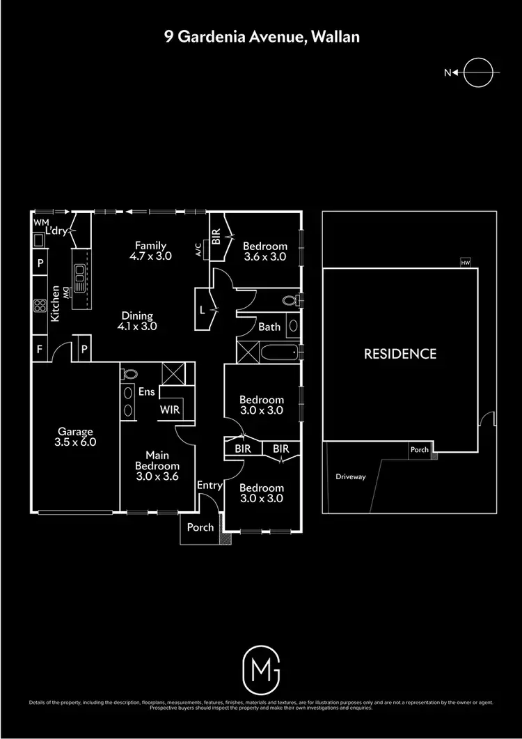 Floorplan of Homely house listing, 9 Gardenia Avenue, Wallan VIC 3756