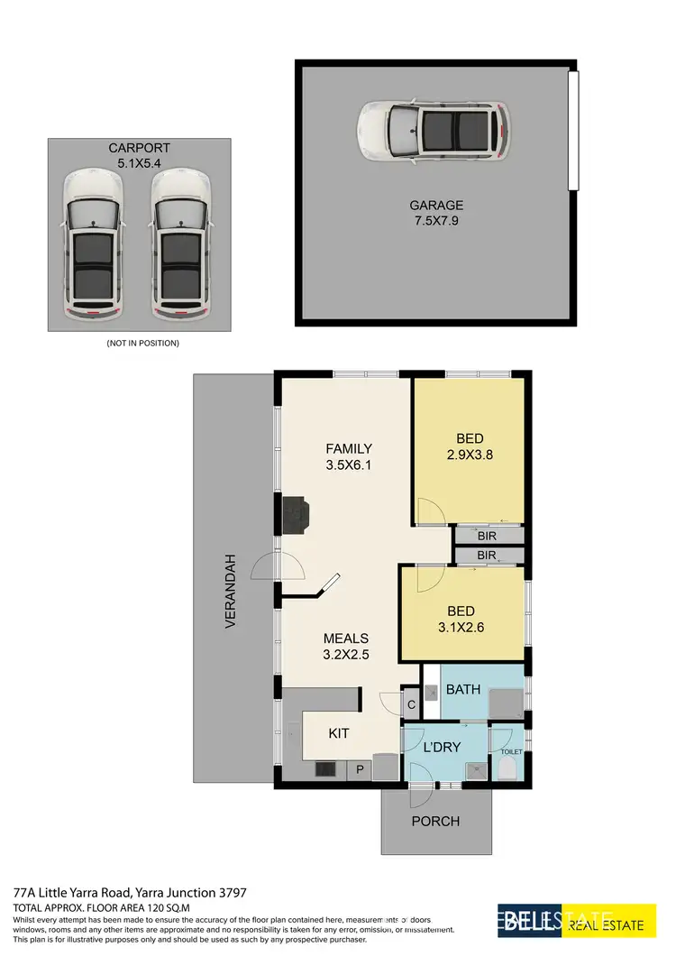 Floorplan of Homely house listing, 77a Little Yarra Road, Yarra Junction VIC 3797