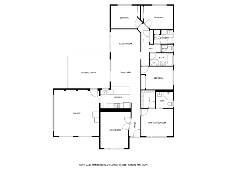 Floorplan of Homely house listing, 5 Honeyeater Circuit, Thurgoona NSW 2640