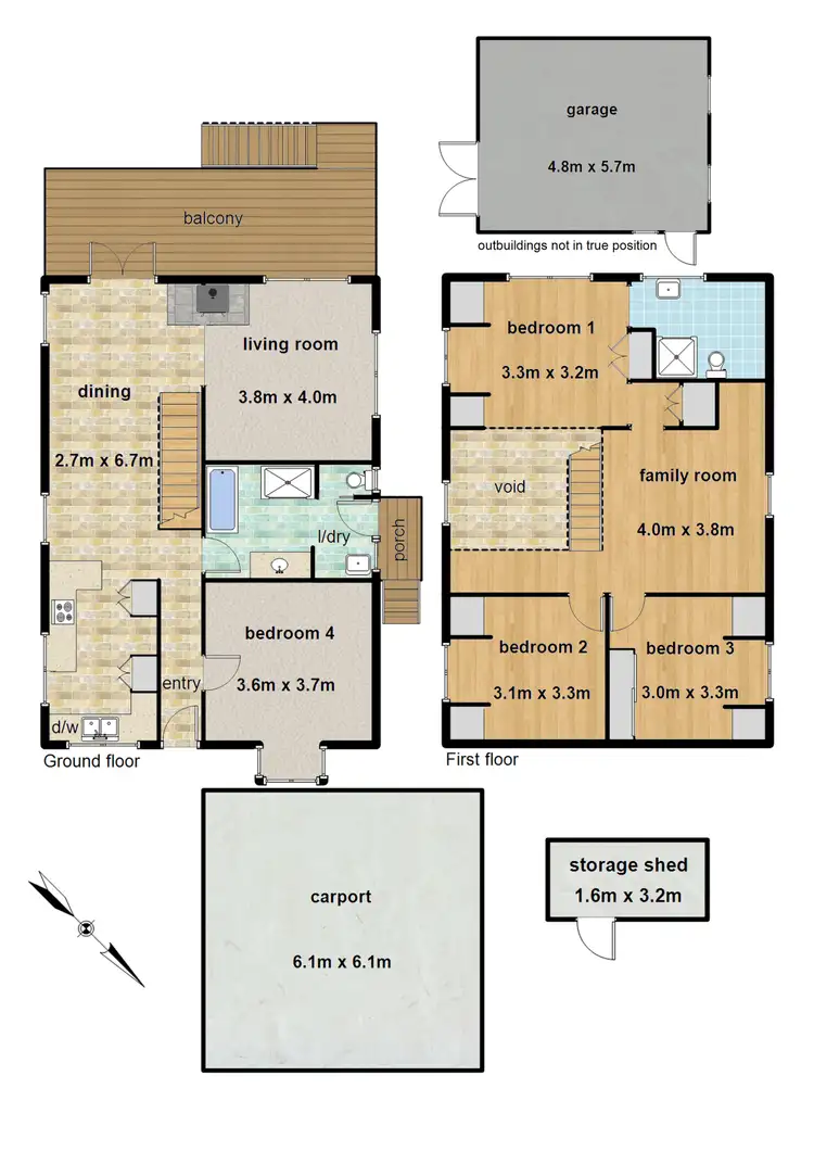 Floorplan of Homely house listing, 6 Railway Place, Belgrave VIC 3160