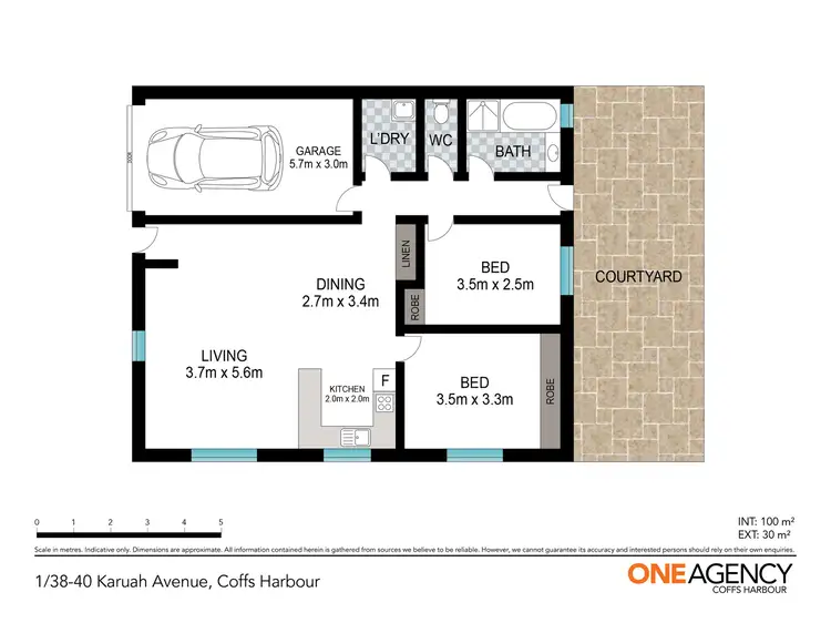 Floorplan of Homely villa listing, 1/38-40 Karuah Avenue, Coffs Harbour NSW 2450