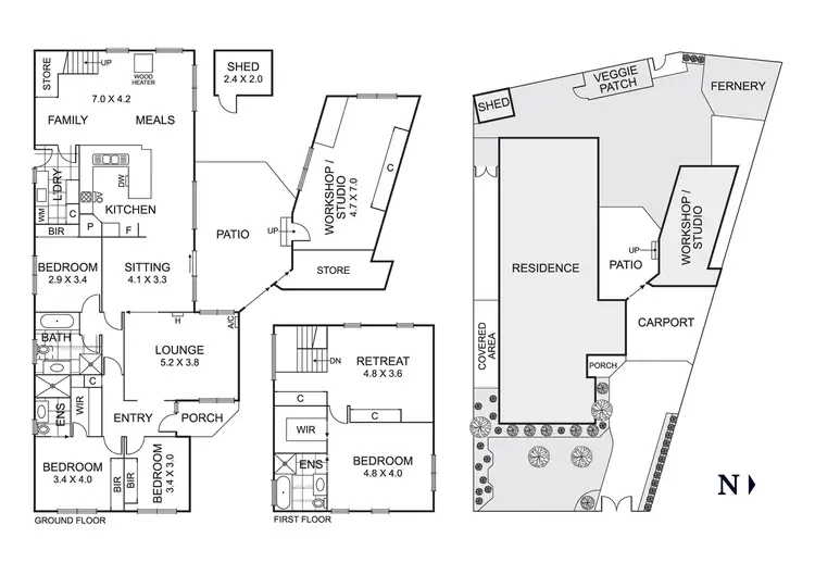 Floorplan of Homely house listing, 6 Casco Place, Dingley Village VIC 3172