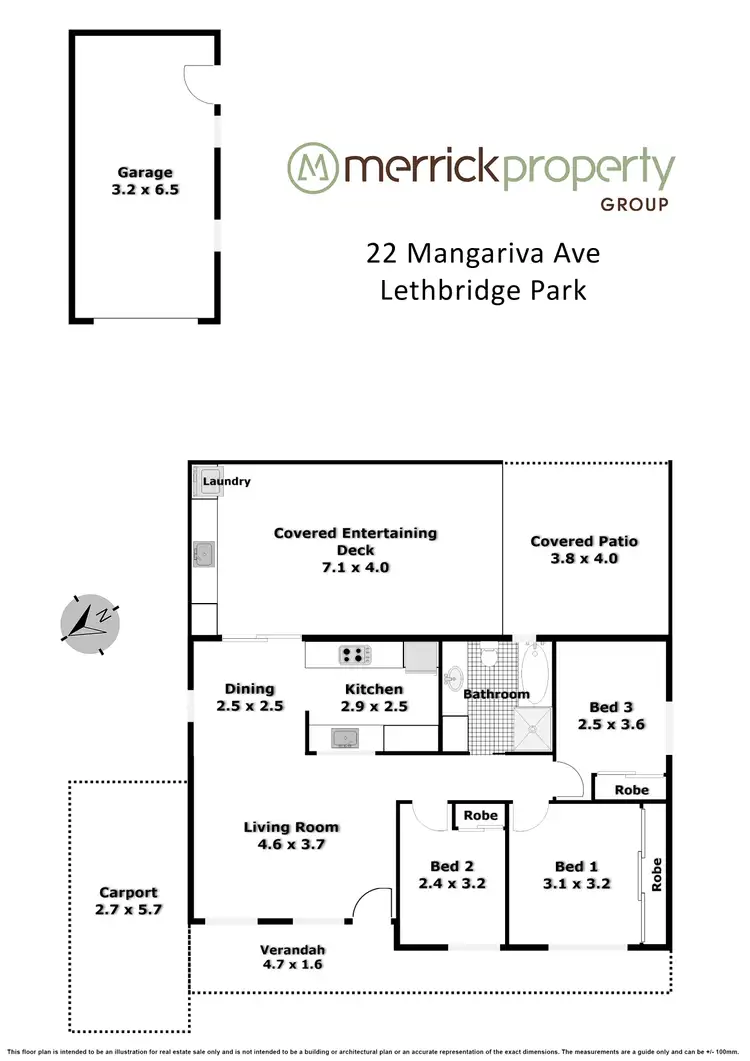Floorplan of Homely house listing, 22 Mangariva Avenue, Lethbridge Park NSW 2770
